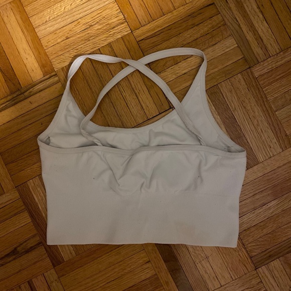 White Sports Bra 9 2 5 Fit (925 Fit) - Picture 2 of 3